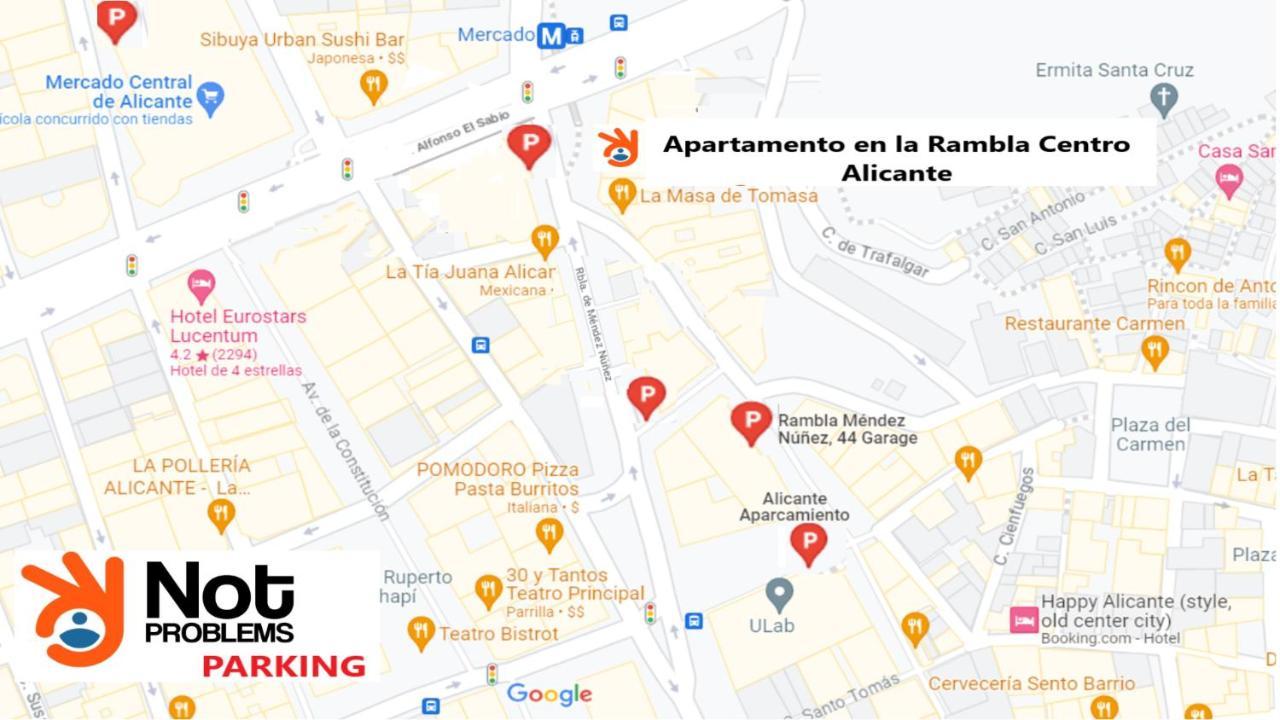 Apartamento En La Rambla Centro Alicante C Esterno foto