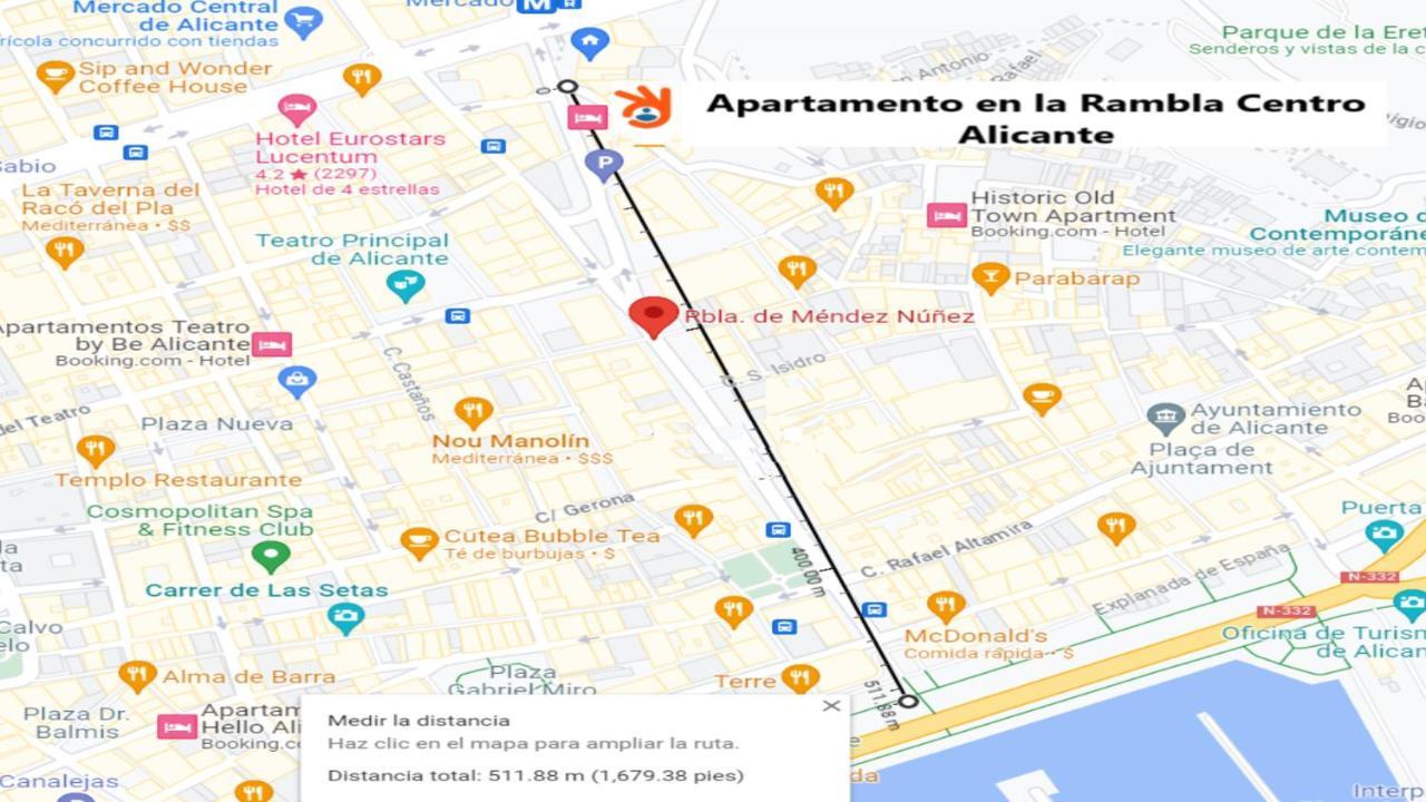 Apartamento En La Rambla Centro Alicante C Esterno foto