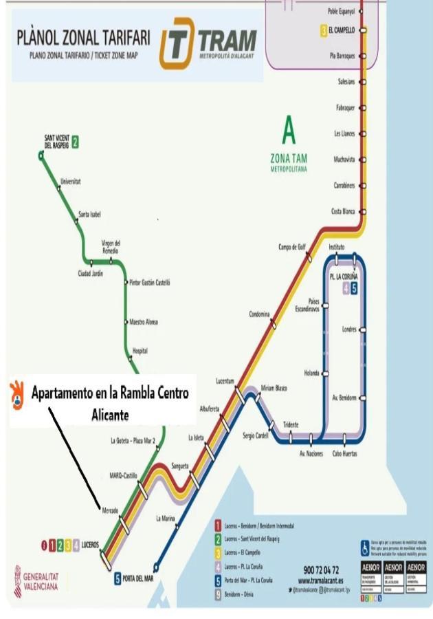 Apartamento En La Rambla Centro Alicante C Esterno foto